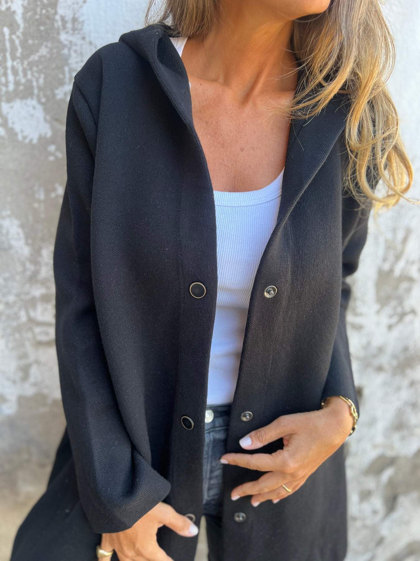 Elaine | Cozy button-up jacket for effortless layering