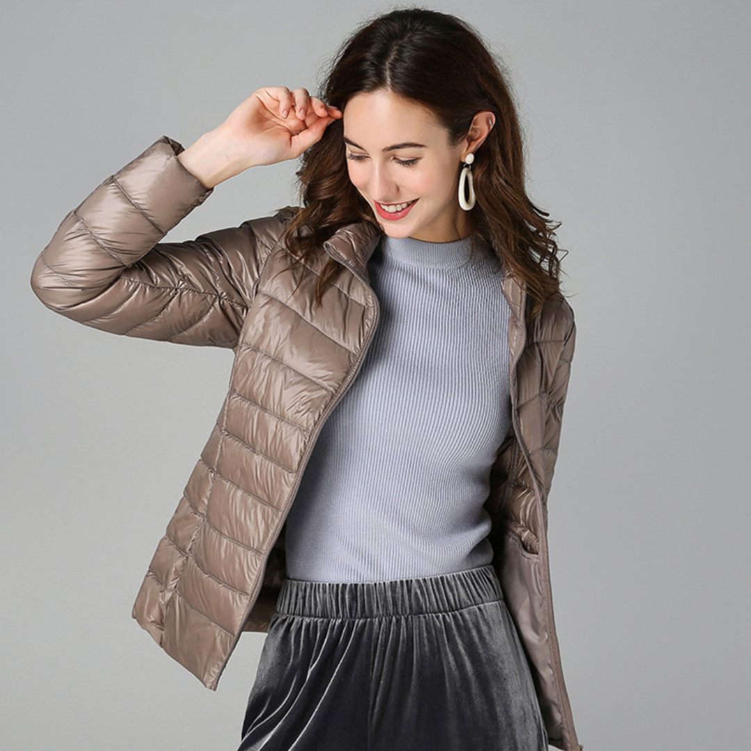 Amaris | Lightweight Jacket Filled with White Duck Feathers