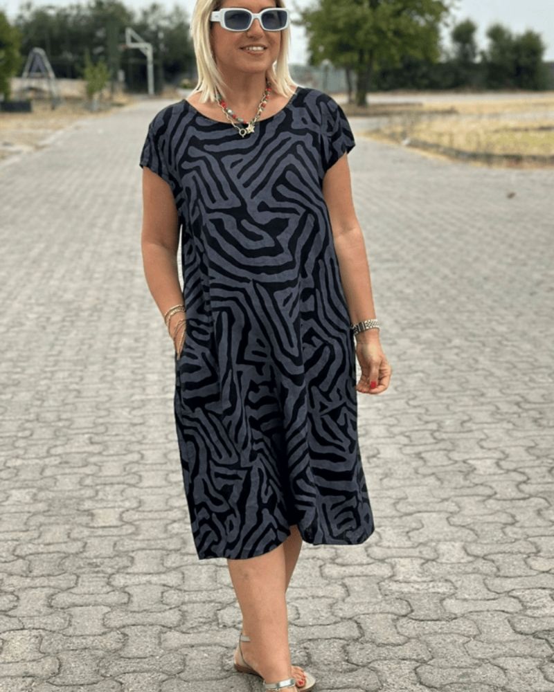 Cory | Elegant Summer Dress Featuring Stunning Print
