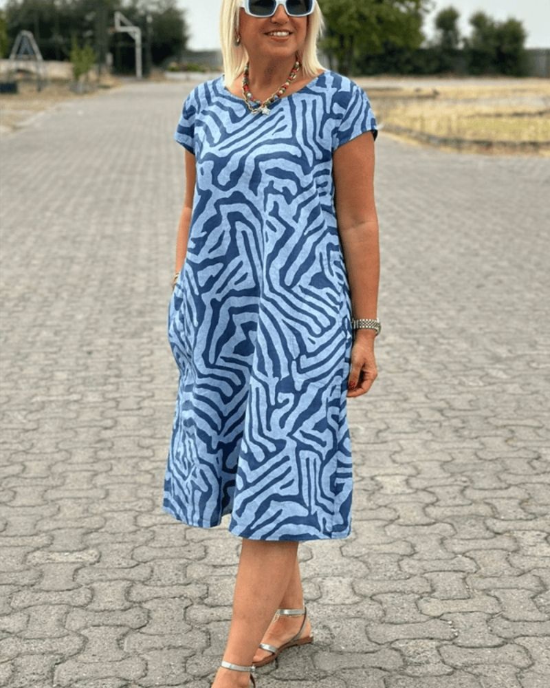 Cory | Elegant Summer Dress Featuring Stunning Print
