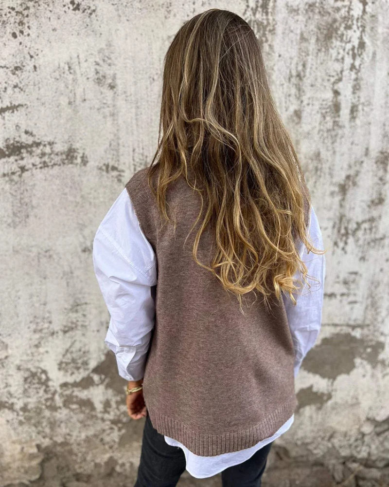 Rianna | Cozy Knit Sweater Vest