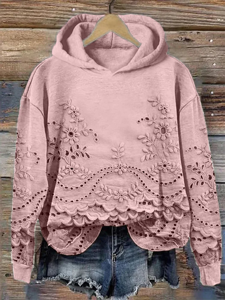 Monique | Casual hoodie with stylish print