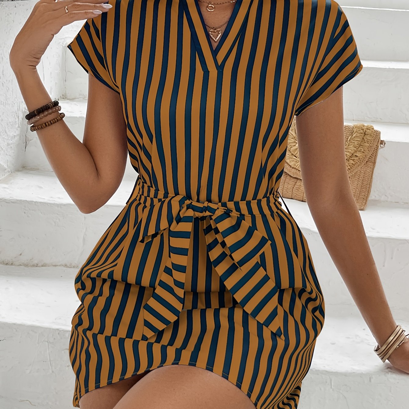 Madelon | Relaxed Striped Dress