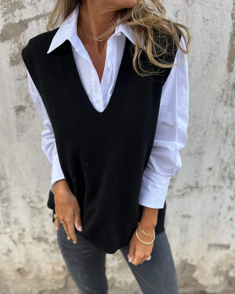 Rianna | Cozy Knit Sweater Vest