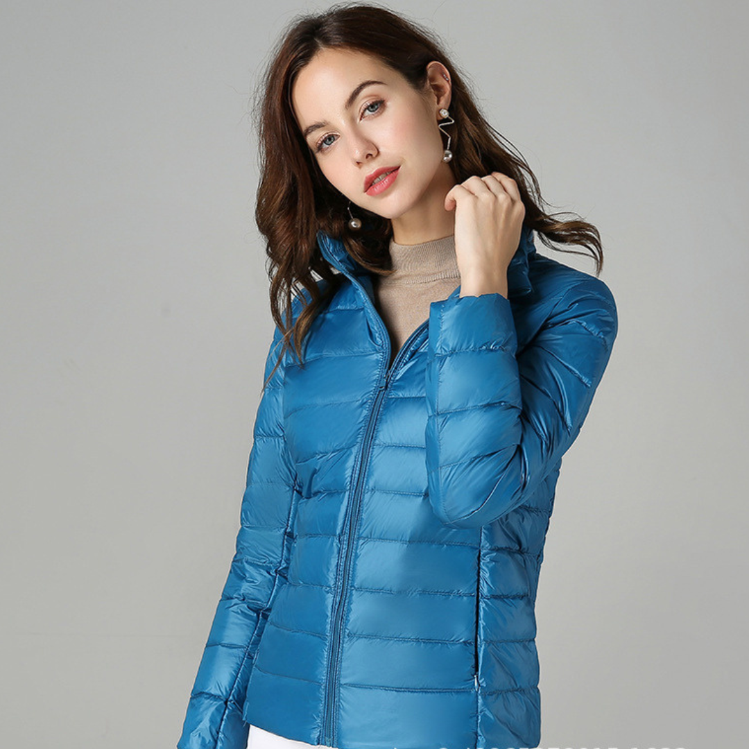 Amaris | Lightweight Jacket Filled with White Duck Feathers