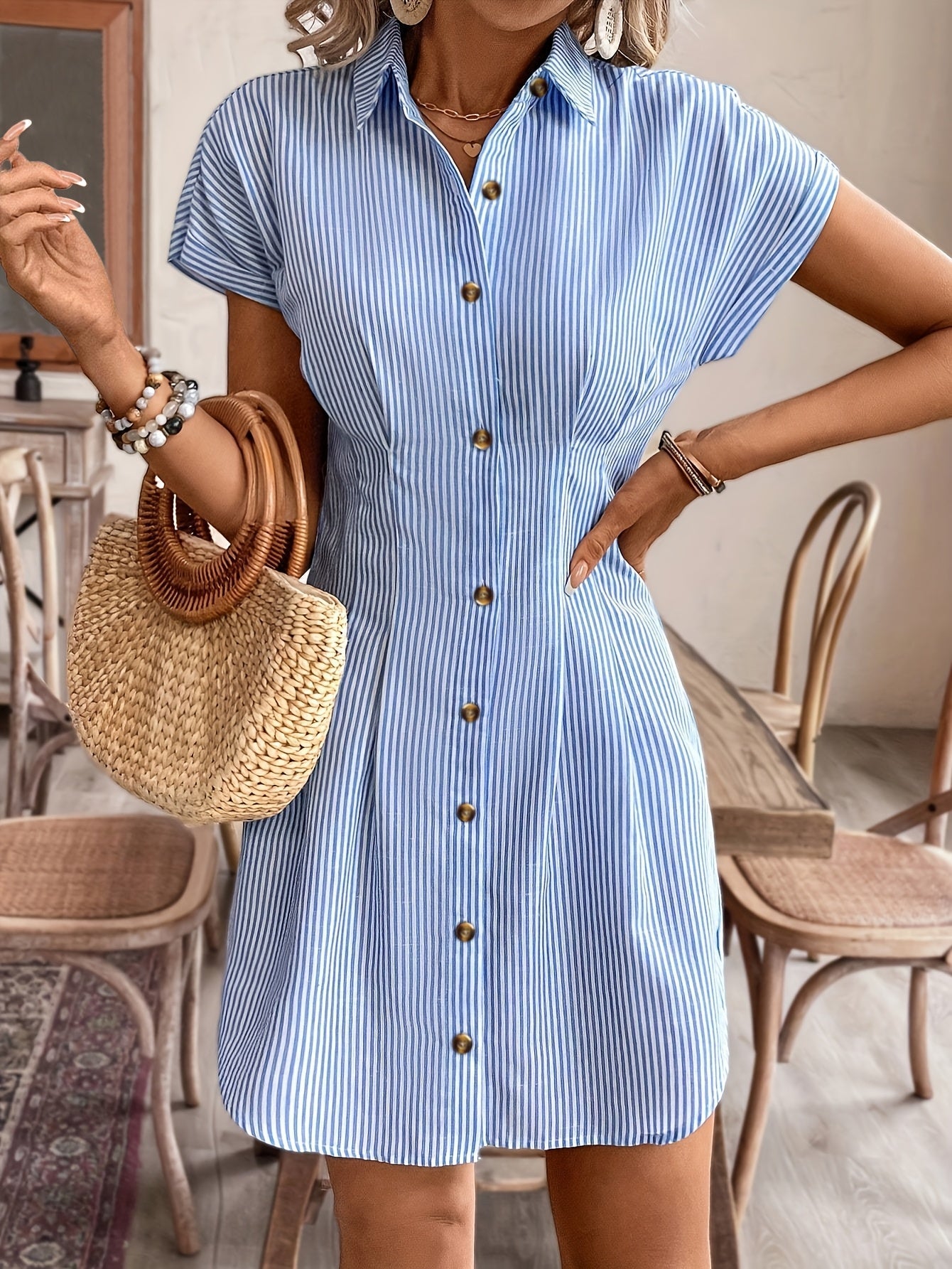 Faustine | Relaxed Striped Dress