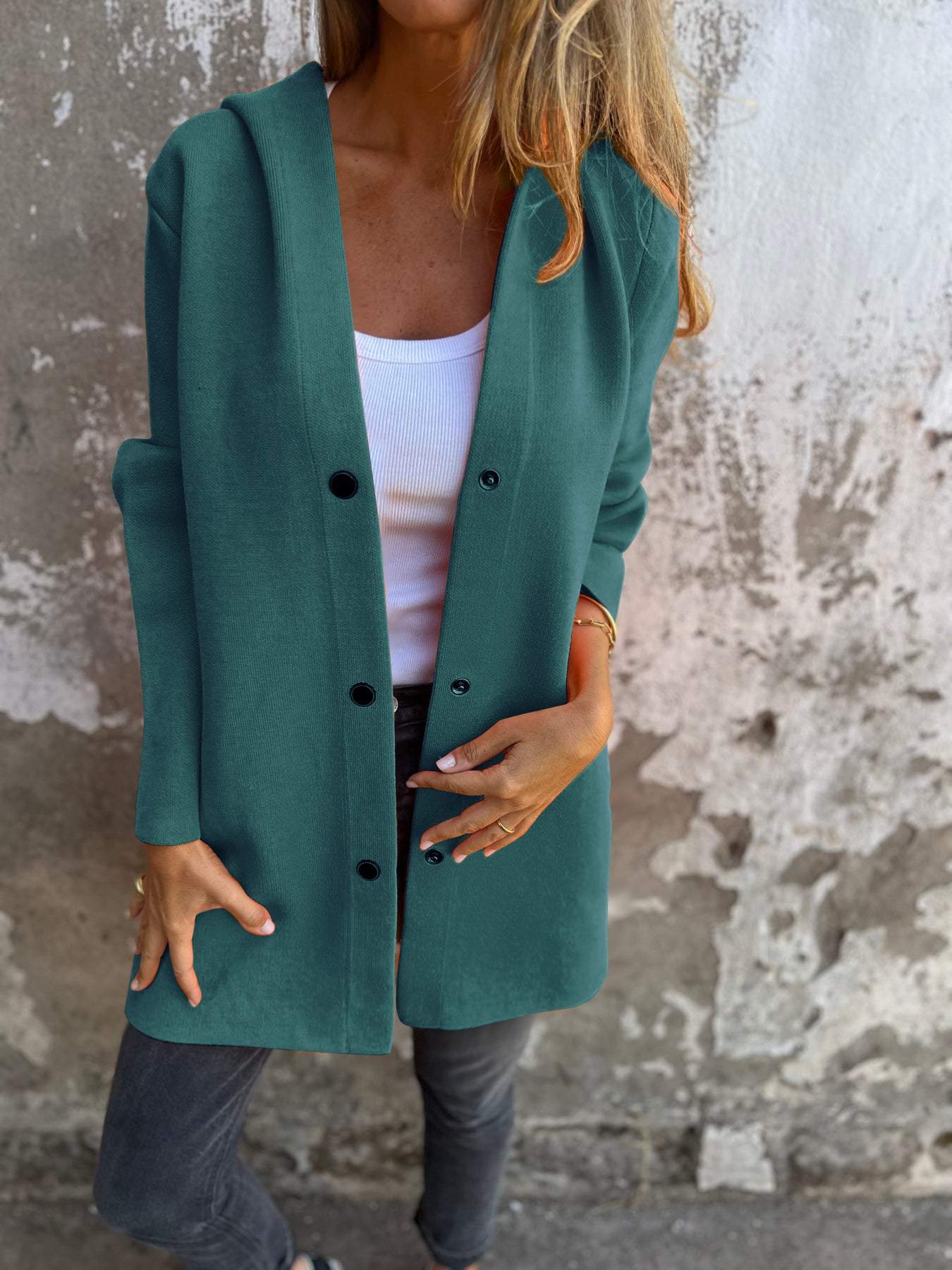 Elaine | Cozy button-up jacket for effortless layering