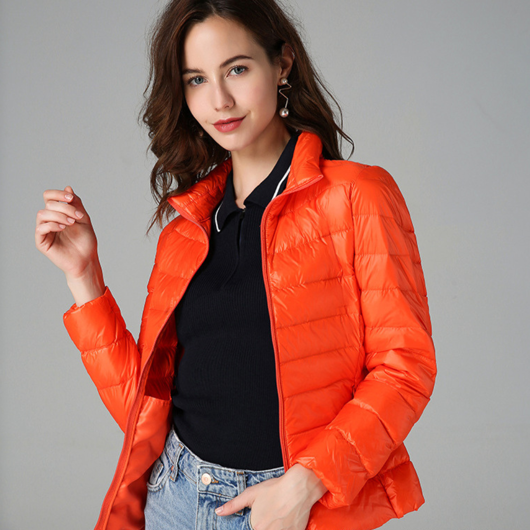 Amaris | Lightweight Jacket Filled with White Duck Feathers