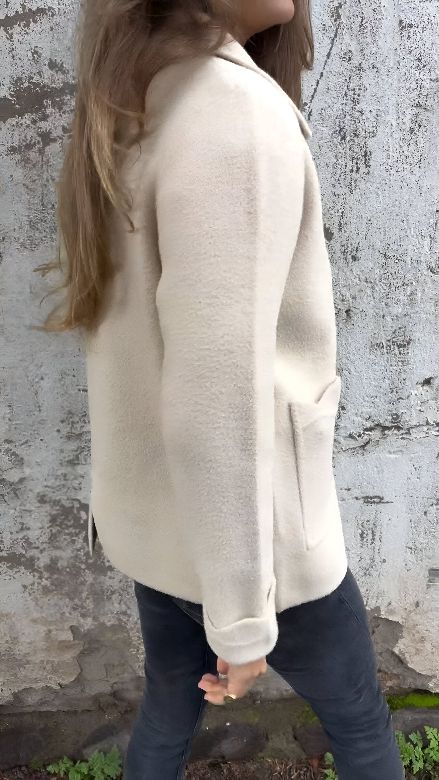Fulvia | Chic Zippered Lapel Jacket