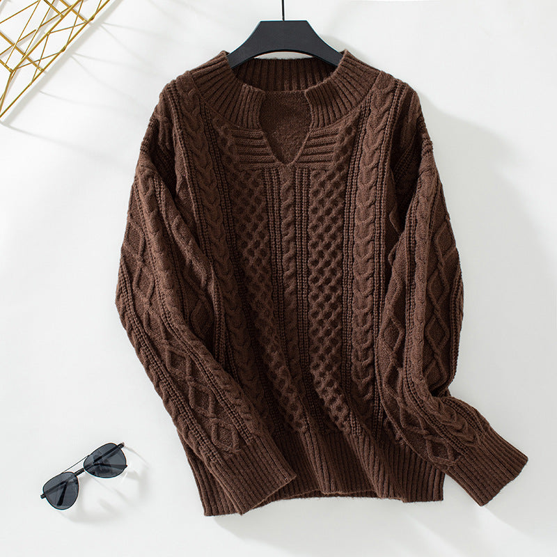 Loane | Cozy Long Sleeve Knit Sweater