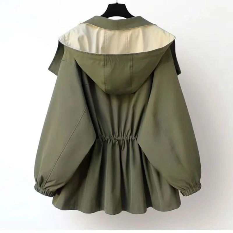 Clemence | Stylish Hooded Windbreaker Jacket