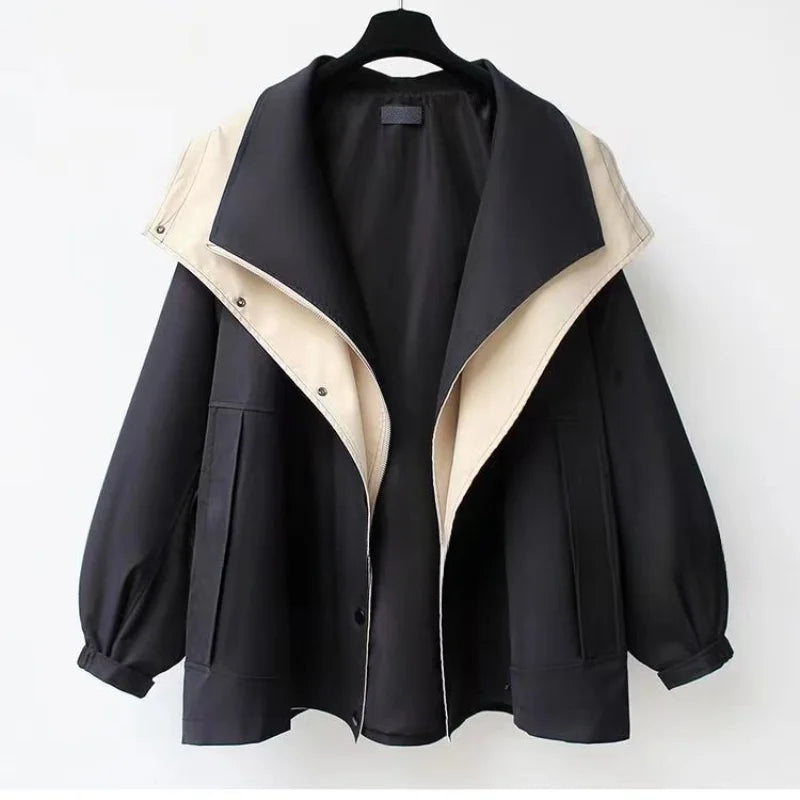 Clemence | Stylish Hooded Windbreaker Jacket