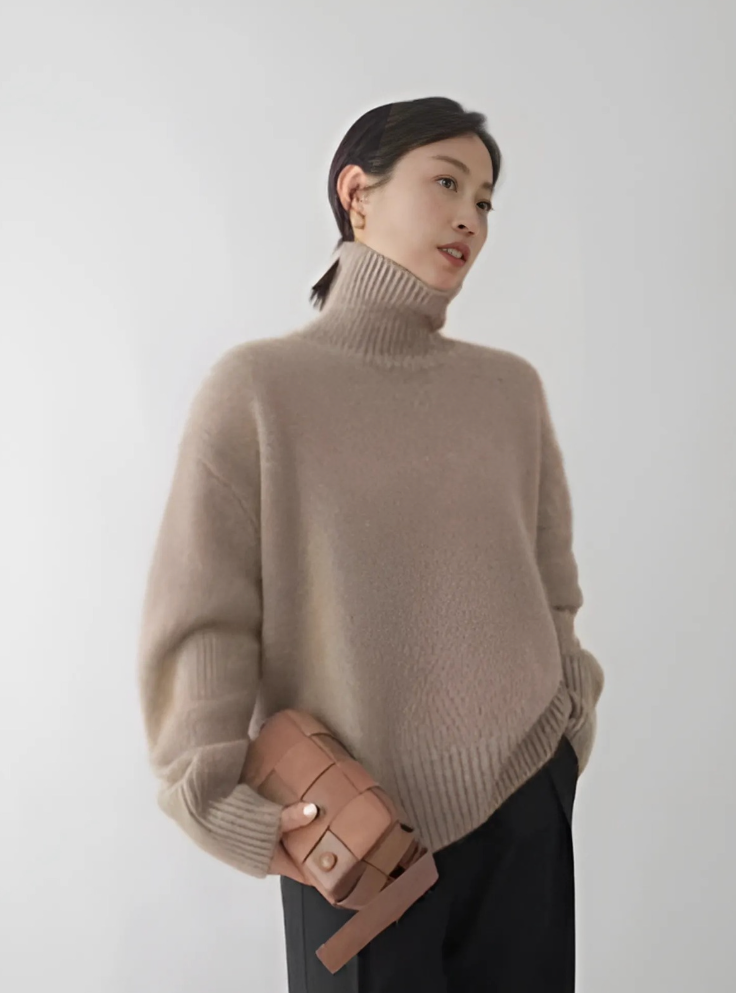 Larine | Cozy Turtleneck Knitwear