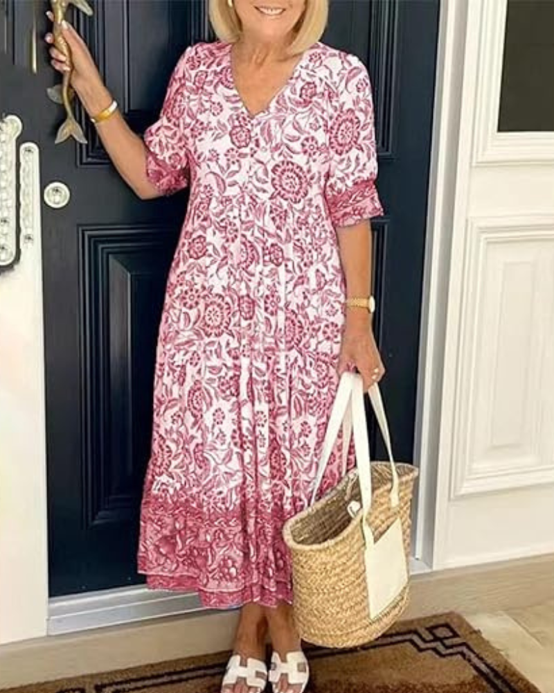 LIA | Graceful Floral Dress with an Airy Feel