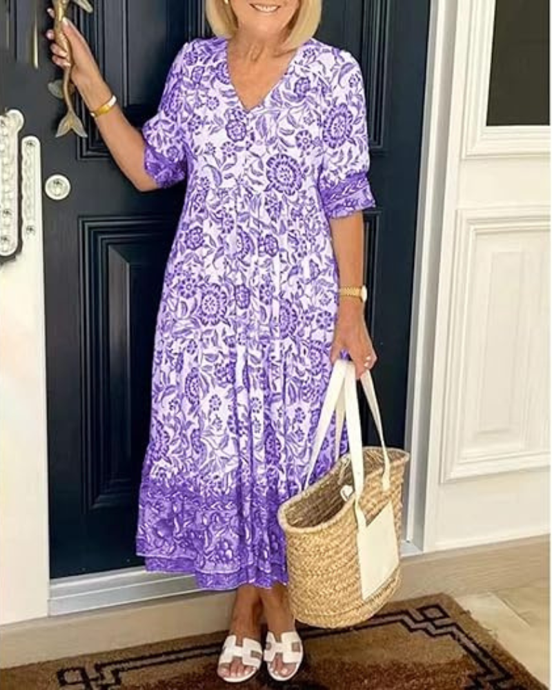 LIA | Graceful Floral Dress with an Airy Feel