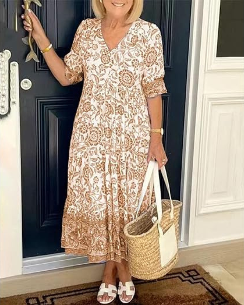 LIA | Graceful Floral Dress with an Airy Feel