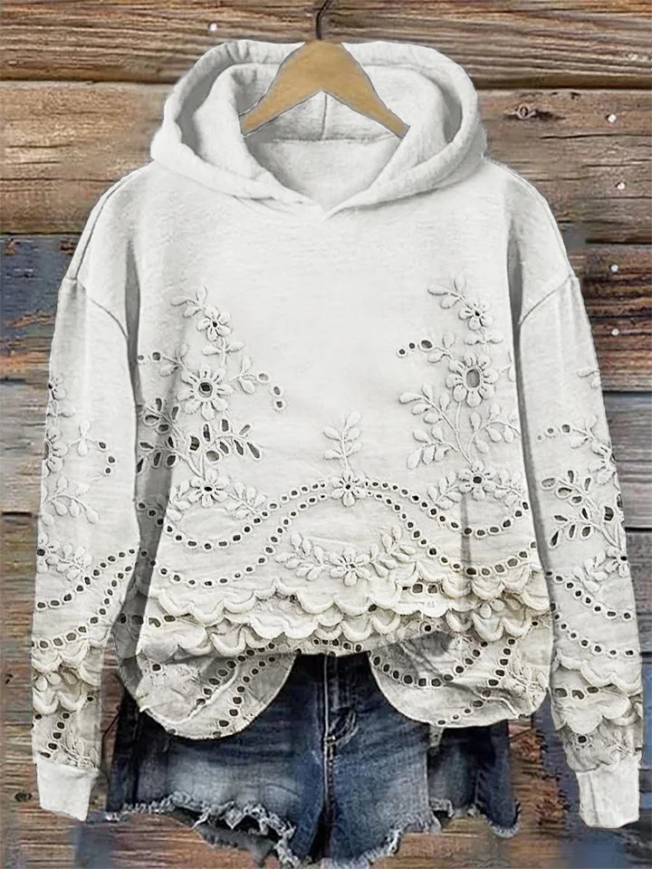 Monique | Casual hoodie with stylish print