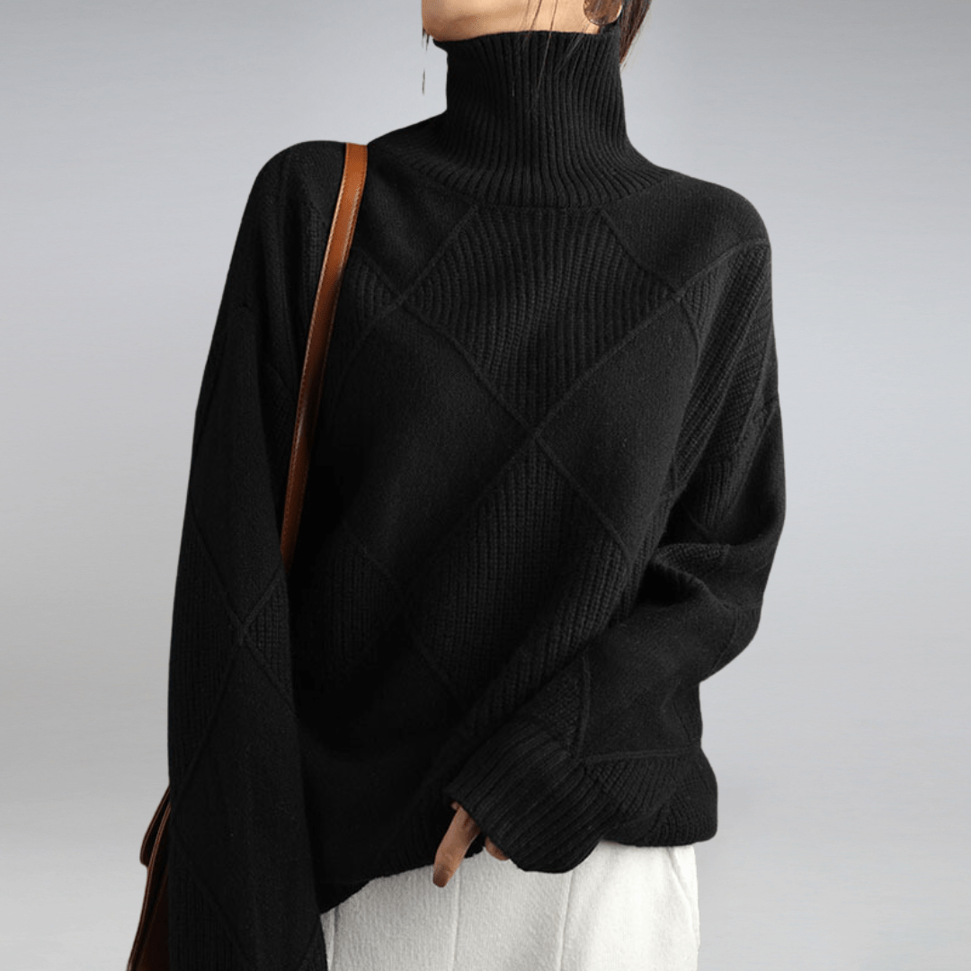 Alice | Cozy Turtleneck Knit Sweater
