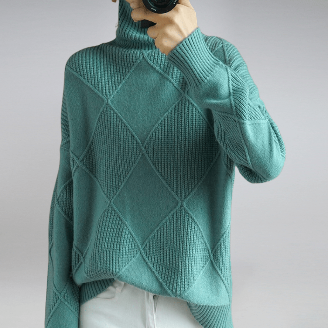 Alice | Cozy Turtleneck Knit Sweater