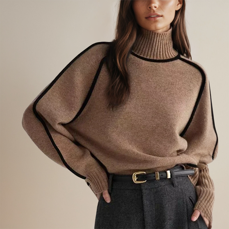 Malia | Designer Turtleneck Sweater