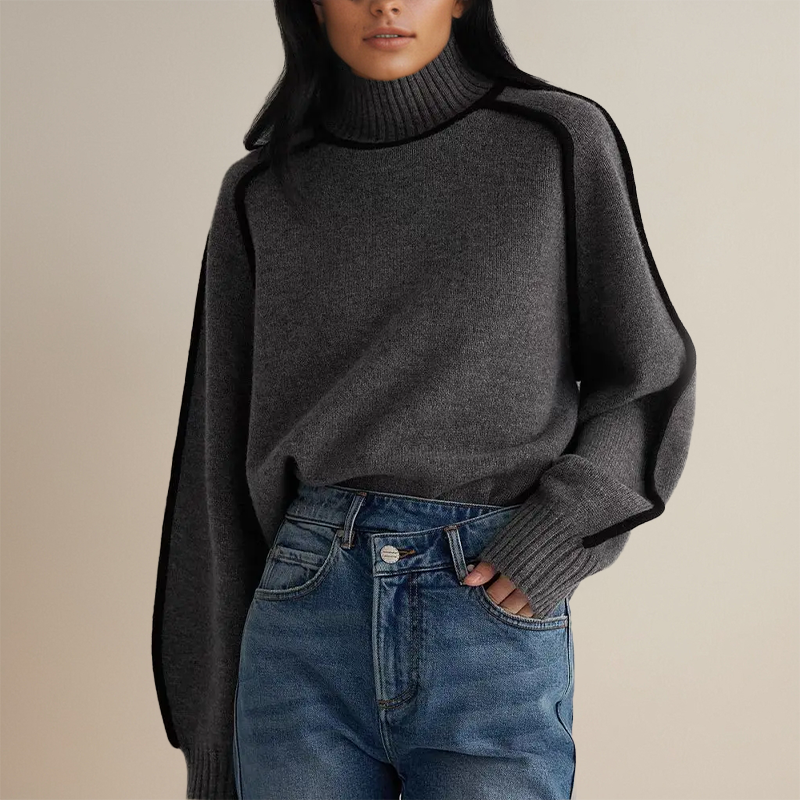 Malia | Designer Turtleneck Sweater