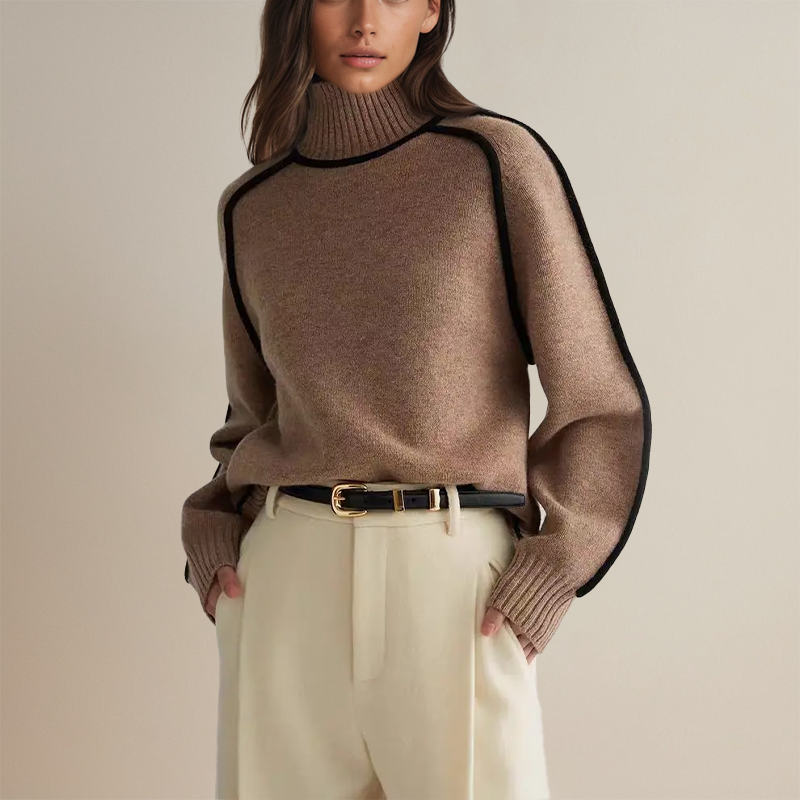 Malia | Designer Turtleneck Sweater