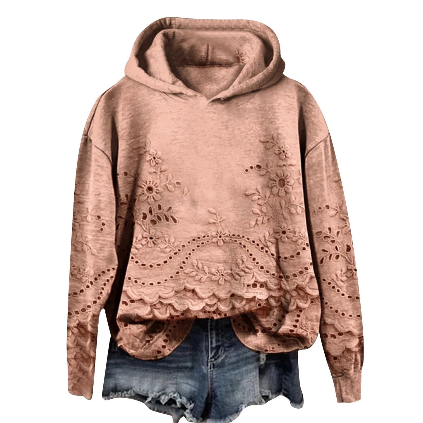 Monique | Casual hoodie with stylish print
