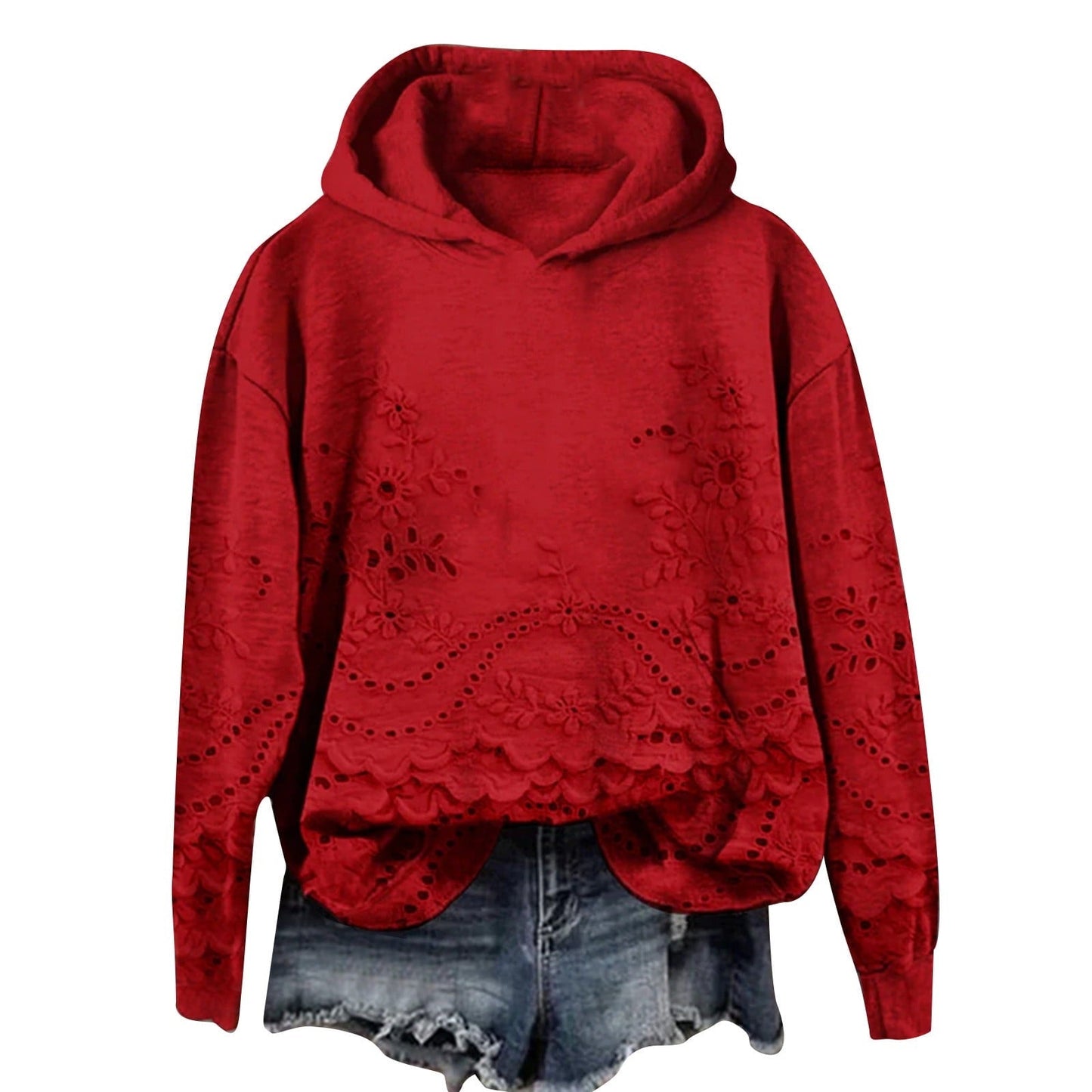 Monique | Casual hoodie with stylish print