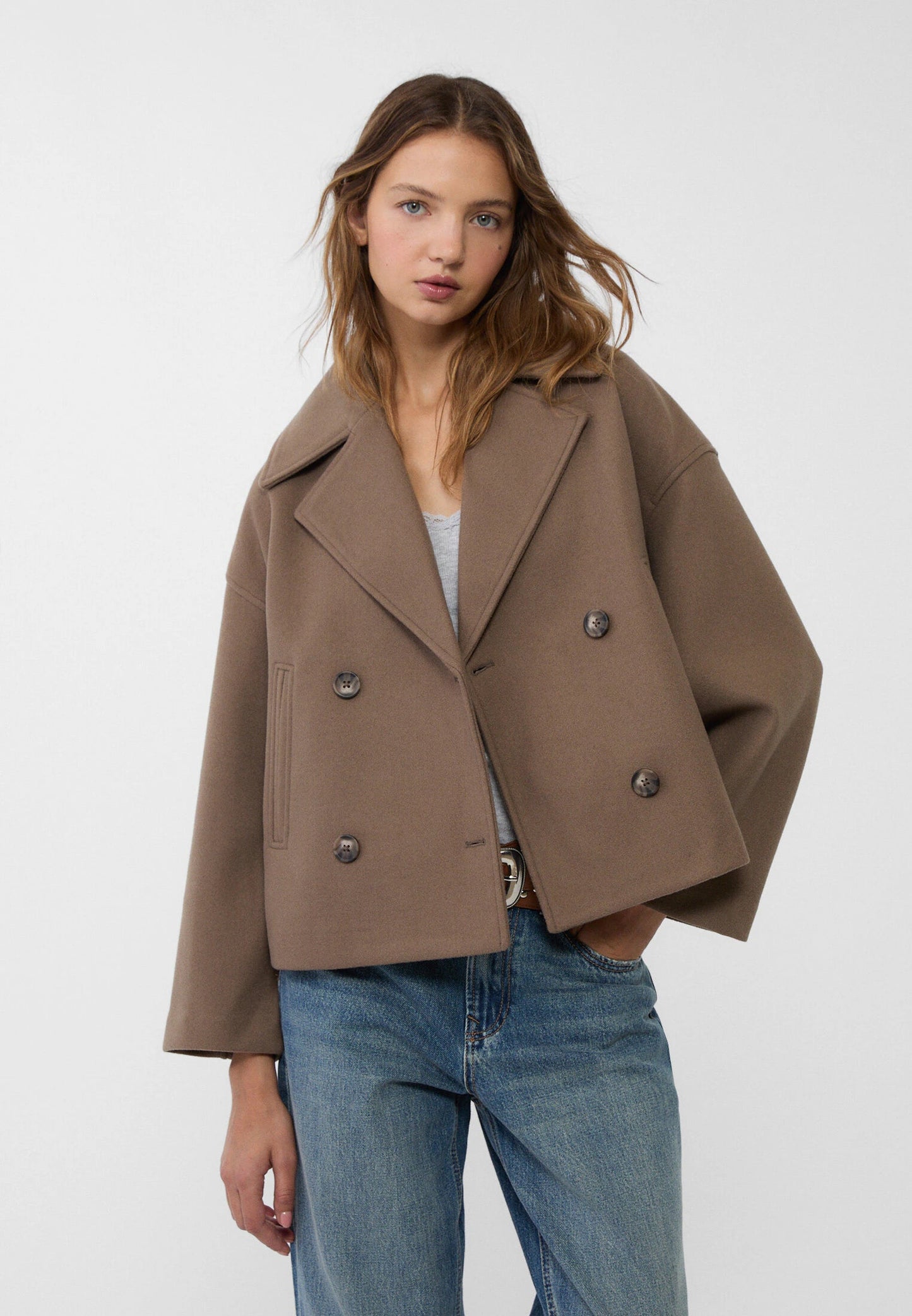 Ashley | Double-Breasted Short Jacket