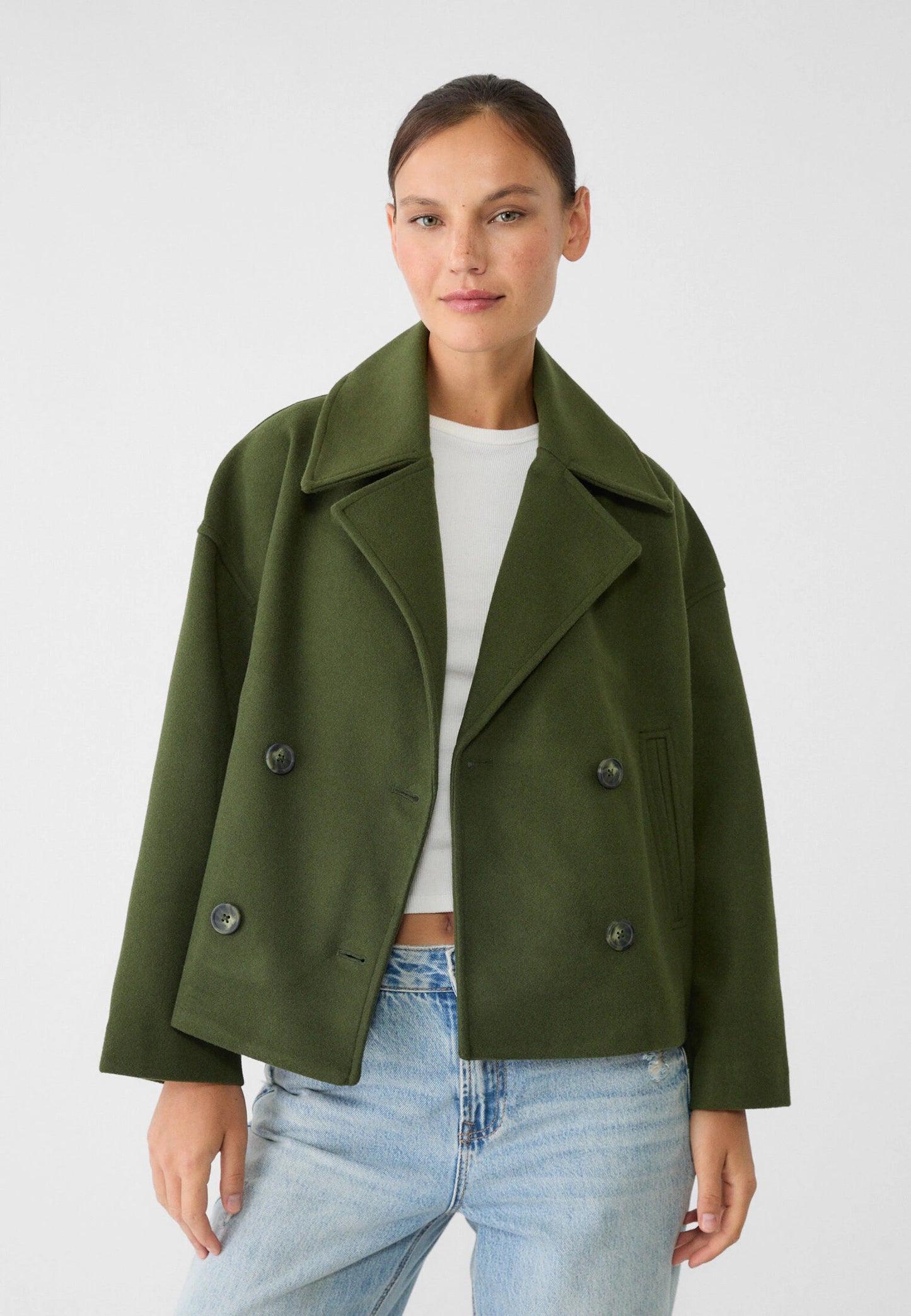 Ashley | Double-Breasted Short Jacket