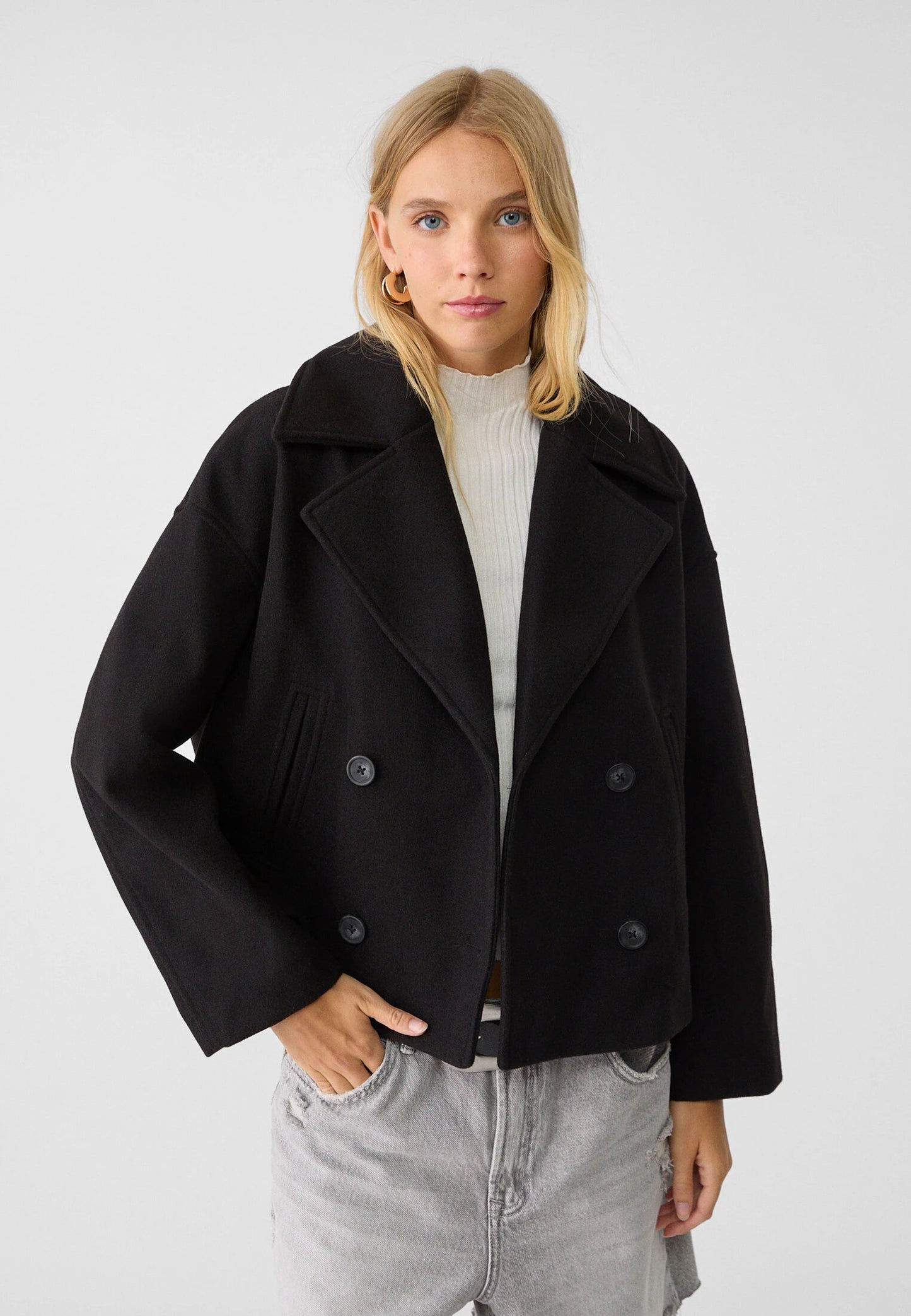 Ashley | Double-Breasted Short Jacket