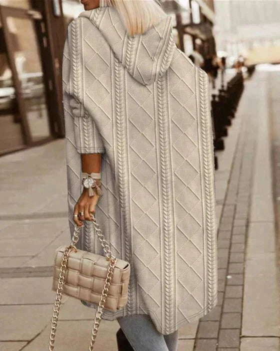 Johani | Long-Length Hooded Cardigan