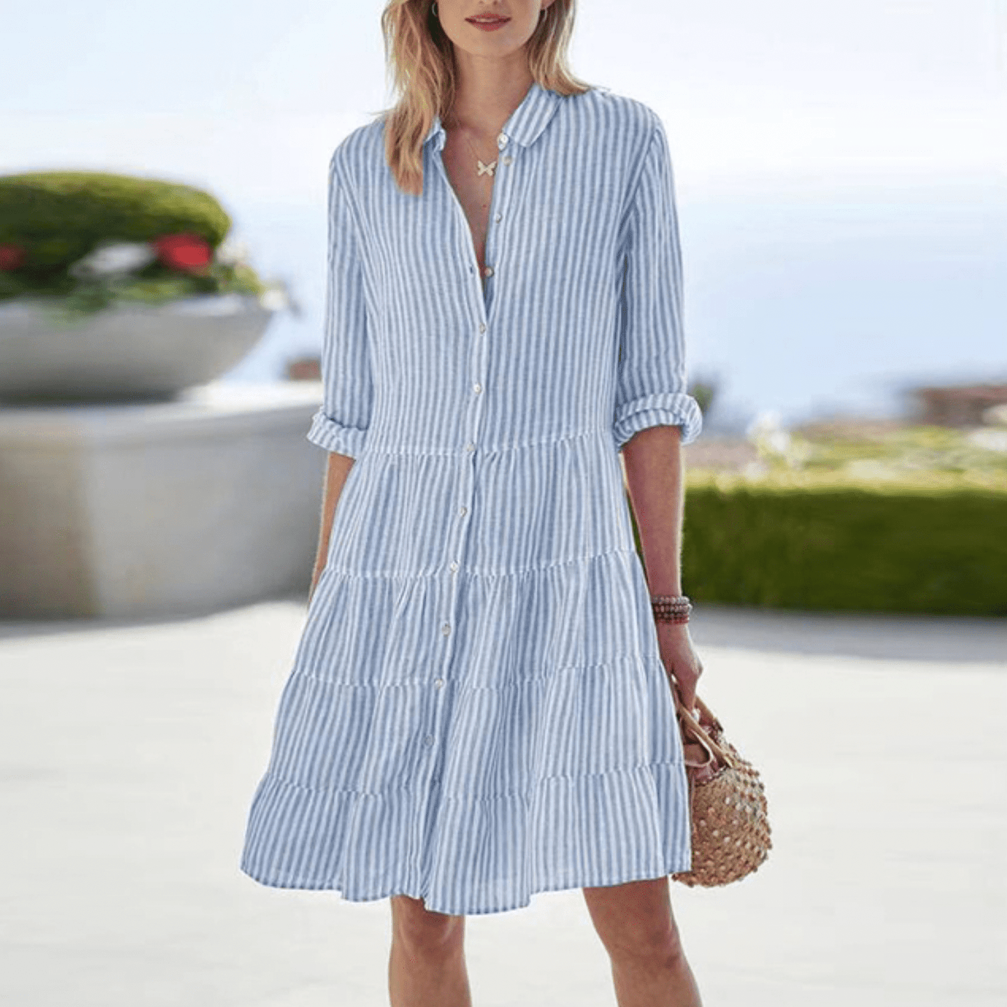 Capucine | Lightweight Striped Dress