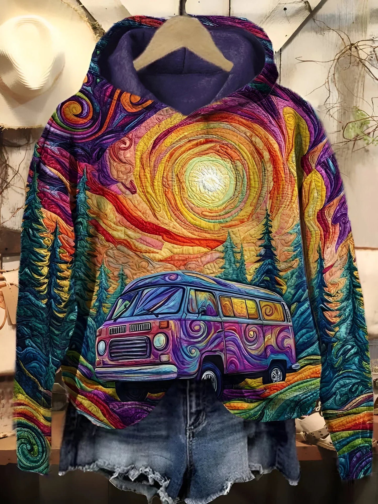 Mariska | Vintage Road Trip Hoodie