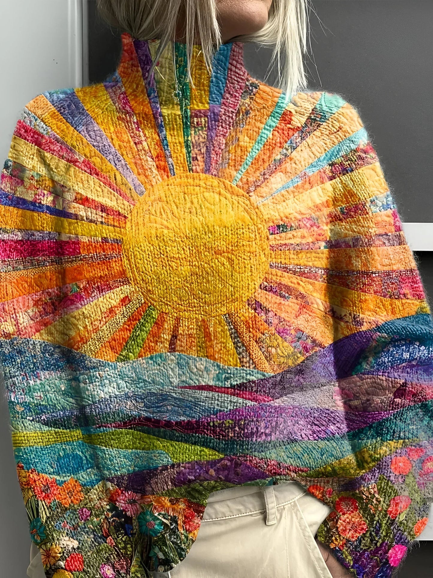Simone | Vibrant Turtleneck Sweater