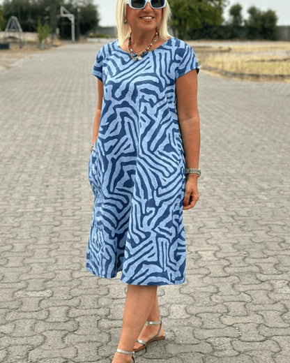 Nylah | Round Neck Summer Dress