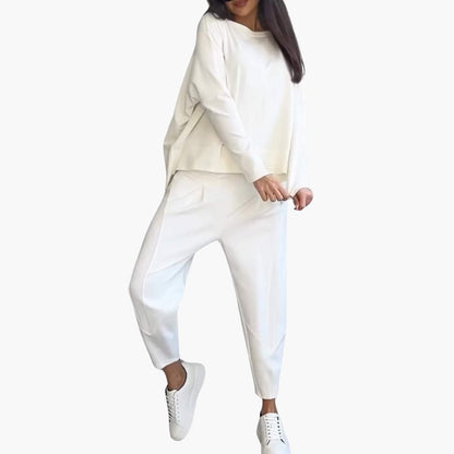 Thea | Two-Piece Round Neck Outfit