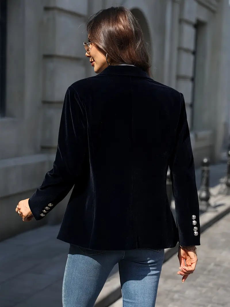 Isla | Sophisticated Velvet Blazer