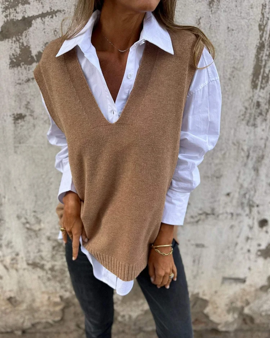 Rianna | Cozy Knit Sweater Vest