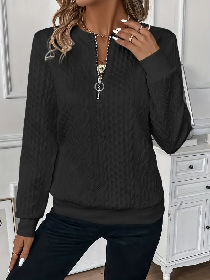 Sylvie | Zip-up jumper for casual comfort