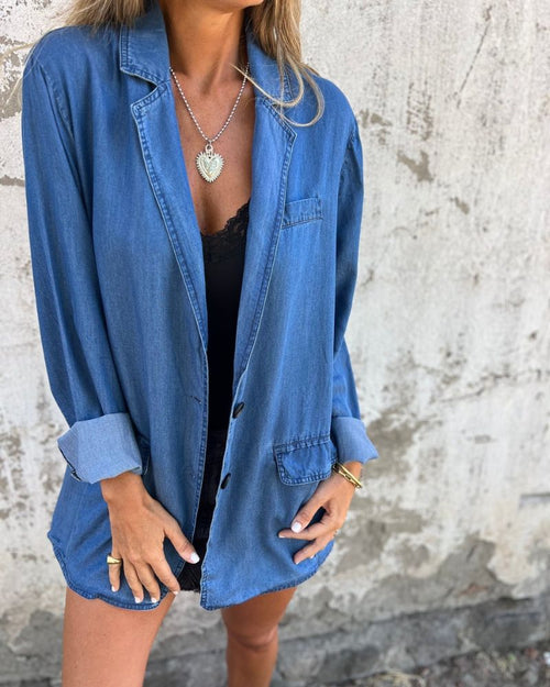 Flurina | Relaxed Denim Blazer