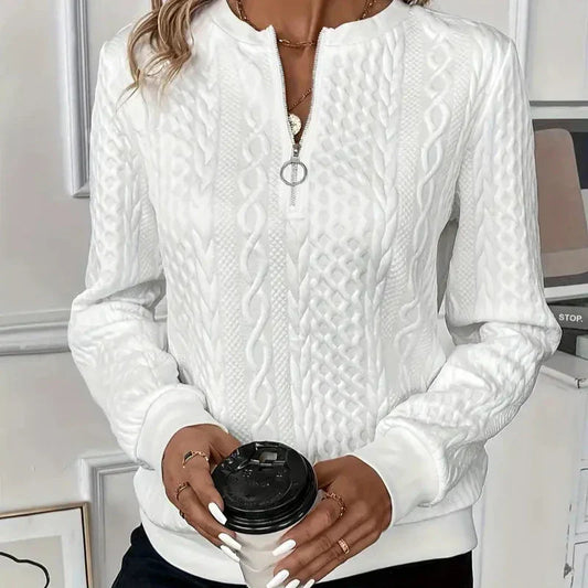 Sylvie | Zip-up jumper for casual comfort