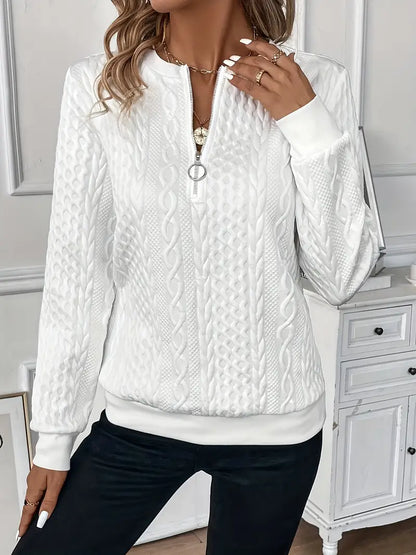 Sylvie | Zip-up jumper for casual comfort