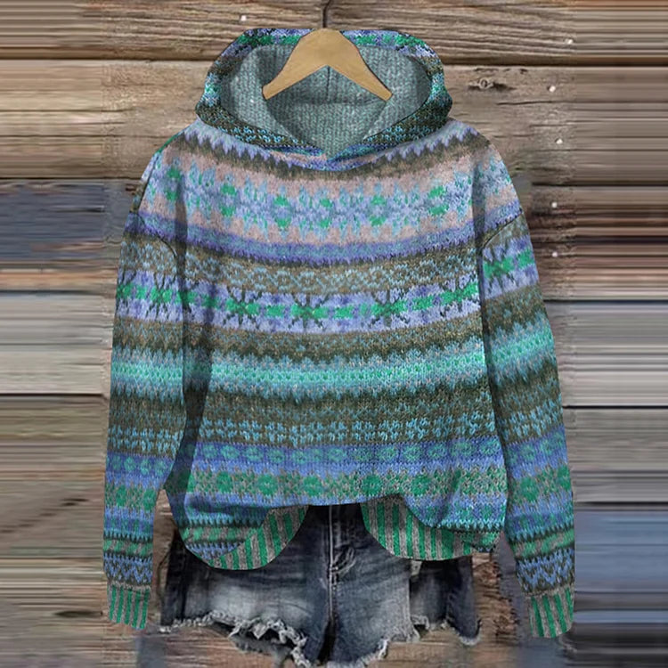 Gaby | Vintage-Inspired Ethnic Hoodie