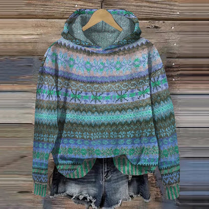 Gaby | Vintage-Inspired Ethnic Hoodie