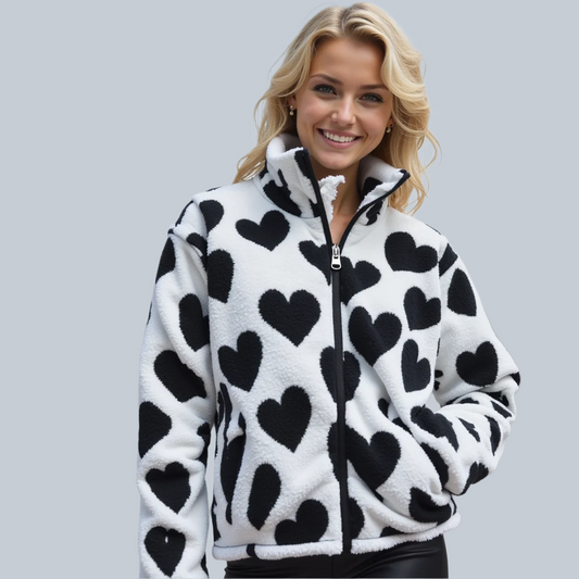 Alveena | Double-Sided Heart Jacket