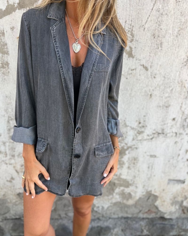 Flurina | Relaxed Denim Blazer