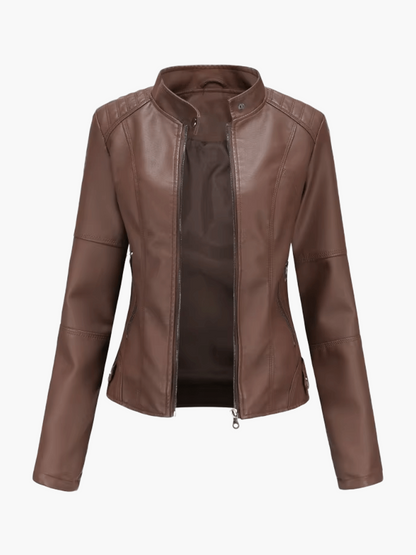 Silvana | Luxe Leather Jacket