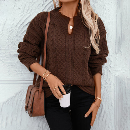 Loane | Cozy Long Sleeve Knit Sweater