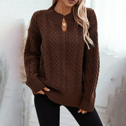 Loane | Cozy Long Sleeve Knit Sweater